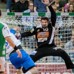 Primoz Prost im Spiel Frisch Auf Goeppingen - Bergischer HC