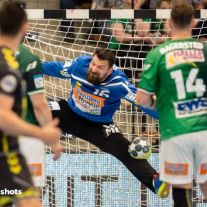 Primoz Prost im Spiel Frisch Auf Goeppingen - Chambery