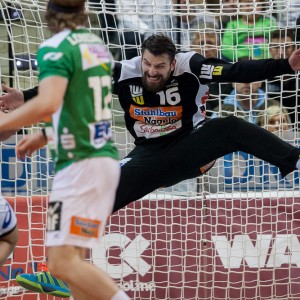 Primoz Prost im Spiel Frisch Auf Goeppingen – HSV Hamburg Primoz Prost im Spiel Frisch Auf Goeppingen - HSV Hamburg