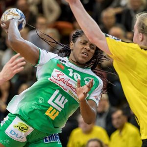 Prudence Kinlend im Spiel Frisch Auf Frauen – Borussia Dortmund Prudence Kinlend im Spiel Frisch Auf Frauen - Borussia Dortmund