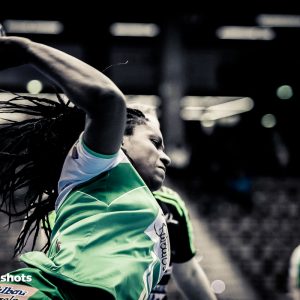 Prudence Kinlend im Spiel Frisch Auf Frauen – Schwaben Hornets Prudence Kinlend im Spiel Frisch Auf Frauen - Schwaben Hornets