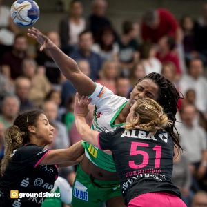 Prudence Kinlend im Spiel Frisch Auf Frauen - TuS Metzingen