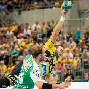 Rafael Gonzales beim Spiel Rhein-Neckar Loewen – Frisch Auf Goeppingen Rafael Gonzales beim Spiel Rhein-Neckar Loewen - Frisch Auf Goeppingen