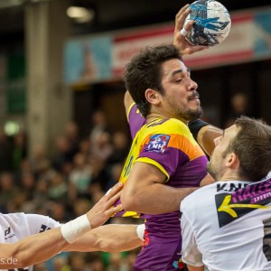 Rodrigo Salinas im Spiel FRISCH AUF Goeppingen – HBC Nantes Rodrigo Salinas im Spiel FRISCH AUF Goeppingen - HBC Nantes