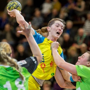 Roxana-Alina Ioneac im Spiel Frisch Auf Goeppingen Frauen - HC Leipzig