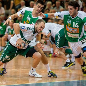 Sebastian Weber im Spiel Frisch Auf Goeppingen – HSG Wetzlar Sebastian Weber im Spiel Frisch Auf Goeppingen - HSG Wetzlar