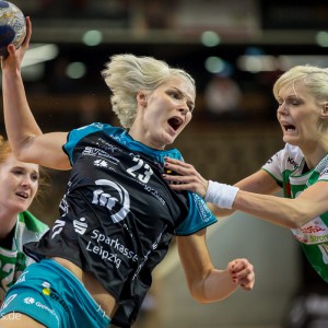 Sehnia Minevskaja im Spiel Frisch Auf Frauen – HC Leipzig Sehnia Minevskaja im Spiel Frisch Auf Frauen - HC Leipzig