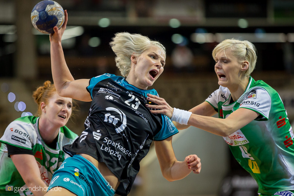 Sehnia Minevskaja im Spiel Frisch Auf Frauen - HC Leipzig