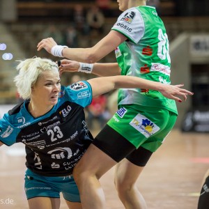 Sehnia Minevskaja im Spiel Frisch Auf Frauen – HC Leipzig Sehnia Minevskaja im Spiel Frisch Auf Frauen - HC Leipzig