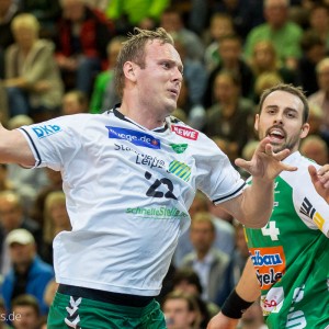 Sergey Zhedik im Spiel FRISCH AUF Goeppingen – Leipzig Sergey Zhedik im Spiel FRISCH AUF Goeppingen - Leipzig