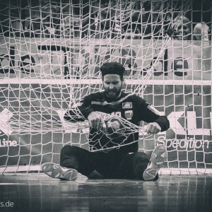 Silvio Heinevetter im Spiel FRISCH AUF Goeppingen-Fuechse Berlin Silvio Heinevetter im Spiel FRISCH AUF Goeppingen-Fuechse Berlin