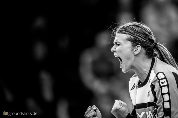 Tess Wester im Spiel Frisch Auf Frauen – SG BBM Bietigheim