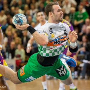 Tim Kneule im Spiel FRISCH AUF Goeppingen – HBC Nantes Tim Kneule im Spiel FRISCH AUF Goeppingen - HBC Nantes