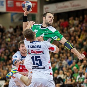 Tim Kneule im Spiel Frisch Auf Goeppingen-HBW Balingen-Weilstetten Tim Kneule im Spiel Frisch Auf Goeppingen-HBW Balingen-Weilstetten