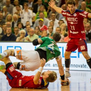 Tim Kneule im Spiel Frisch Auf Goeppingen – HC Erlangen Tim Kneule im Spiel Frisch Auf Goeppingen - HC Erlangen