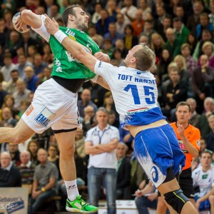 Tim Kneule im Spiel Frisch Auf Goeppingen – HSV Hamburg Tim Kneule im Spiel Frisch Auf Goeppingen - HSV Hamburg
