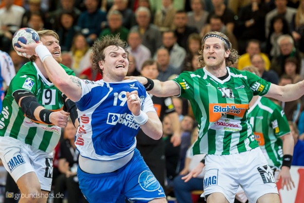 Timm Schneider im Spiel Frisch Auf Goeppingen – TBV Lemgo