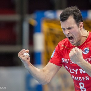 Timo Salzer im Spiel Bietigheim-Frisch Auf Goeppingen Timo Salzer im Spiel Bietigheim-Frisch Auf Goeppingen