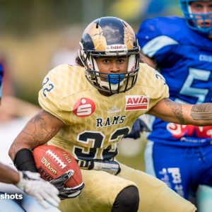 Vailele Peko im Spiel Albershausen Crusaders – Nuernberg Rams Vailele Peko im Spiel Albershausen Crusaders - Nuernberg Rams