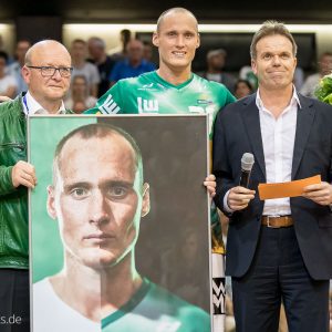 Verabschiedung von Andreas Berg bei FRISCH AUF Goeppingen