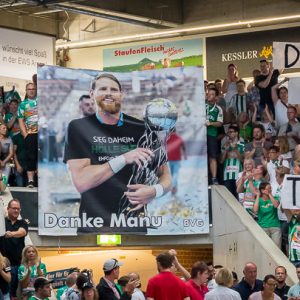 Verabschiedung von Manuel Spaeth bei FRISCH AUF Goeppingen