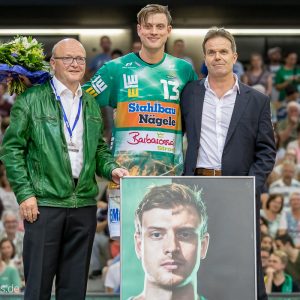 Verabschiedung von Niclas Barud bei FRISCH AUF Goeppingen