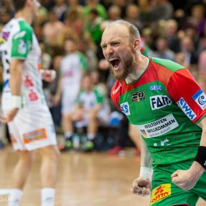 Yves Grafenhorst -SC Magdeburg- im EHF-Pokal gegen FRISCH AUF Goeppingen