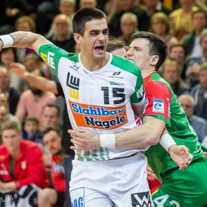 Zarko Sesum -FRISCH AUF Goeppingen- im EHF-Pokal gegen SC Magdeburg