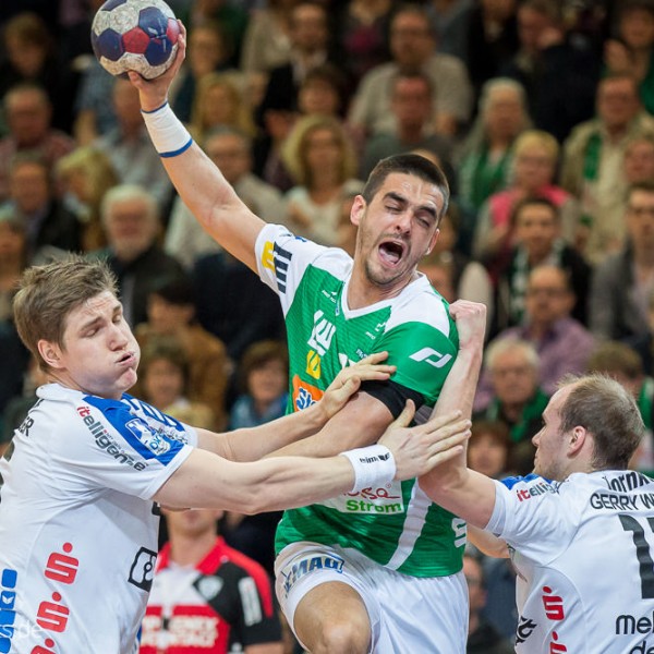 Zarko Sesum (Frisch Auf Goeppingen) im Spiel Frisch Auf Goeppingen – TBV Lemgo Zarko Sesum (Frisch Auf Goeppingen) im Spiel Frisch Auf Goeppingen - TBV Lemgo