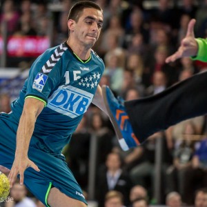 Zarko Sesum beim Allstar Game der Handball Bundesliga 2015 Zarko Sesum beim Allstar Game der Handball Bundesliga 2015