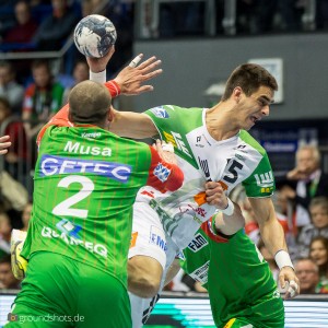 Zarko Sesum im EHF-Pokal SC Magdeburg – FRISCH AUF Goeppingen Zarko Sesum im EHF-Pokal SC Magdeburg - FRISCH AUF Goeppingen
