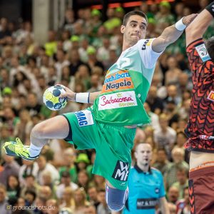 Zarko Sesum im Finale Fuechse Berlin – FRISCH AUF Goeppingen Zarko Sesum im Finale Fuechse Berlin - FRISCH AUF Goeppingen