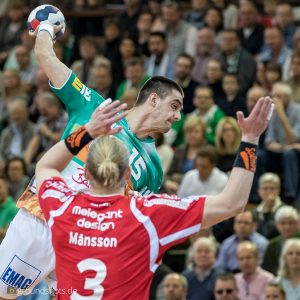 Zarko Sesum im Spiel FRISCH AUF Goeppingen - TBV Lemgo