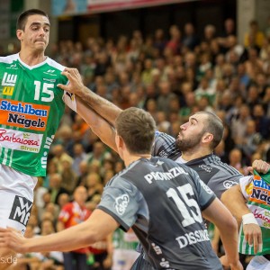 Zarko Sesum im Spiel FRISCH AUF Goeppingen - THW Kiel
