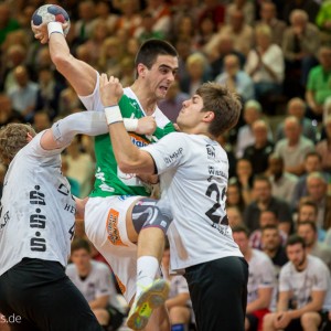 Zarko Sesum im Spiel Frisch Auf Goeppingen – Bietigheim Zarko Sesum im Spiel Frisch Auf Goeppingen - Bietigheim