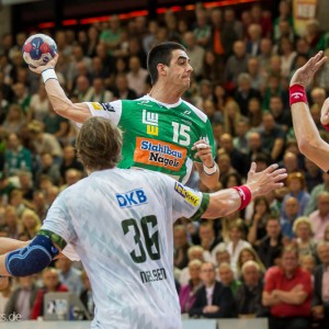 Zarko Sesum im Spiel Frisch Auf Goeppingen – Fuechse Berlin Zarko Sesum im Spiel Frisch Auf Goeppingen - Fuechse Berlin