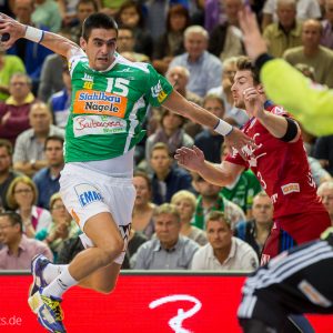 Zarko Sesum im Spiel Frisch Auf Goeppingen – HC Erlangen Zarko Sesum im Spiel Frisch Auf Goeppingen - HC Erlangen