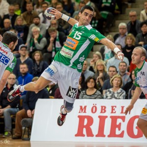 Zarko Sesum im Spiel Frisch Auf Goeppingen - SC Magdeburg