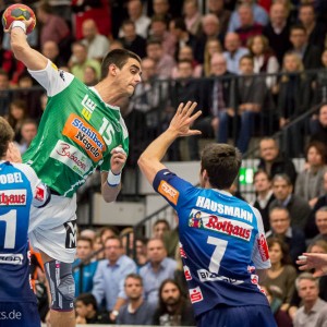 Zarko Sesum im Spiel HBW Balingen-Weilstetten – Frisch Auf Goeppingen Zarko Sesum im Spiel HBW Balingen-Weilstetten - Frisch Auf Goeppingen