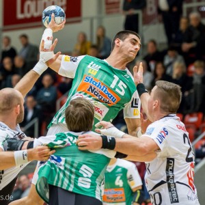 Zarko Sesum im Spiel TVIS Holstebro – Frisch Auf Goeppingen Zarko Sesum im Spiel TVIS Holstebro - Frisch Auf Goeppingen