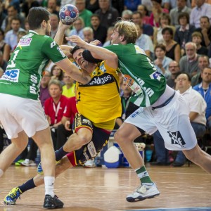 Andy Schmid im Spiel Frisch Auf Goeppingen – Rhein-Neckar Loewen Andy Schmid im Spiel Frisch Auf Goeppingen - Rhein-Neckar Loewen