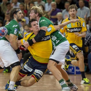 Andy Schmid im Spiel Frisch Auf Goeppingen – Rhein-Neckar Loewen Andy Schmid im Spiel Frisch Auf Goeppingen - Rhein-Neckar Loewen