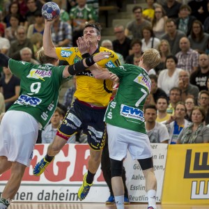 Andy Schmid im Spiel Frisch Auf Goeppingen – Rhein-Neckar Loewen Andy Schmid im Spiel Frisch Auf Goeppingen - Rhein-Neckar Loewen