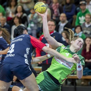 Beate Scheffknecht im Spiel Frisch Auf Frauen - Bietigheim