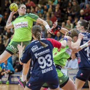 Beate Scheffknecht im Spiel Frisch Auf Frauen - Bietigheim