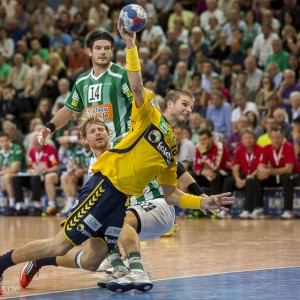 Bjarte Myrhol im Spiel Frisch Auf Goeppingen – Rhein-Neckar Loewen Bjarte Myrhol im Spiel Frisch Auf Goeppingen - Rhein-Neckar Loewen