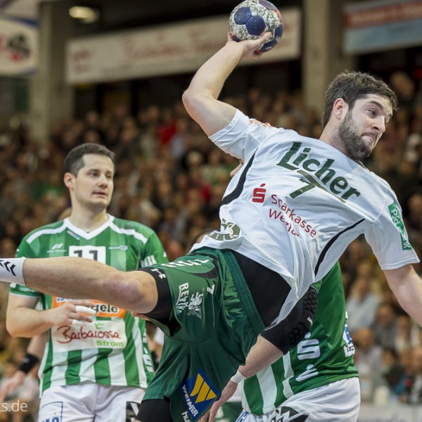 Christian Rompf im Spiel Frisch Auf Goeppingen - HSG Wetzlar