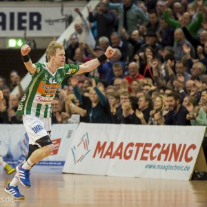 Christian Schoene im Spiel Frisch Auf Goeppingen - SG Flensburg-Handewitt