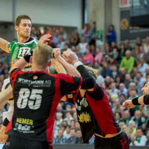 Daniel Fontaine im Spiel Frisch Auf Goeppingen - TuS Nettelstedt-Luebecke