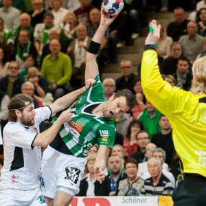 Dodo Oprea im Spiel Frisch Auf Goeppingen - MT Melsungen